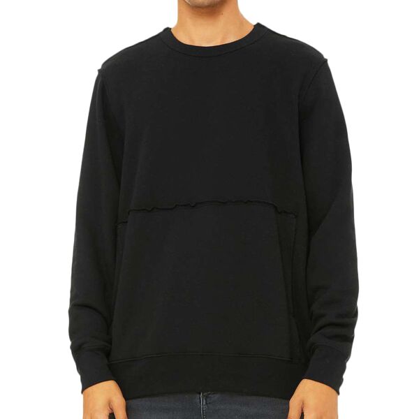 FWD Fashion Unisex Raw Seam Crewneck Pullover Thumbnail