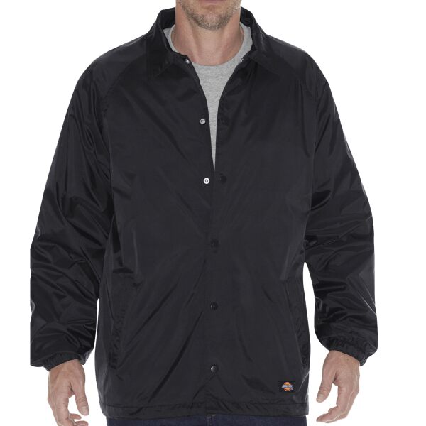 Unisex Snap Front Nylon Jacket Thumbnail