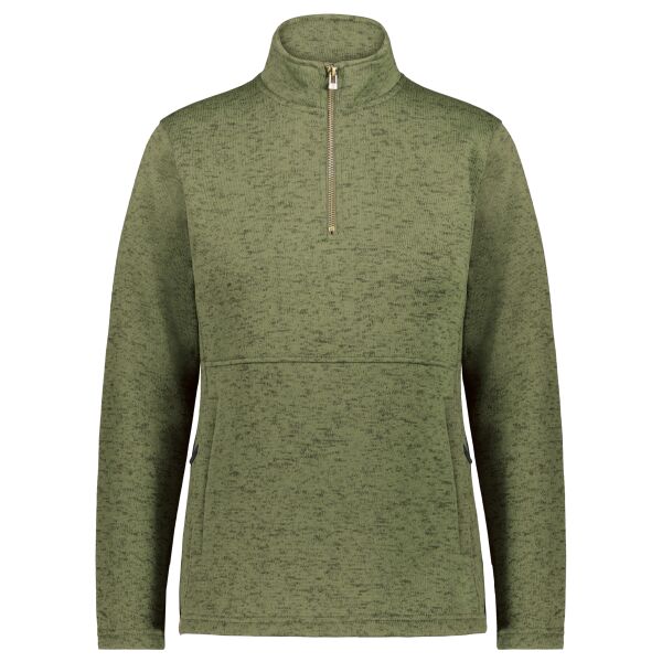 Ladies Alpine Sweater Fleece 1/4 Zip Pullover Thumbnail