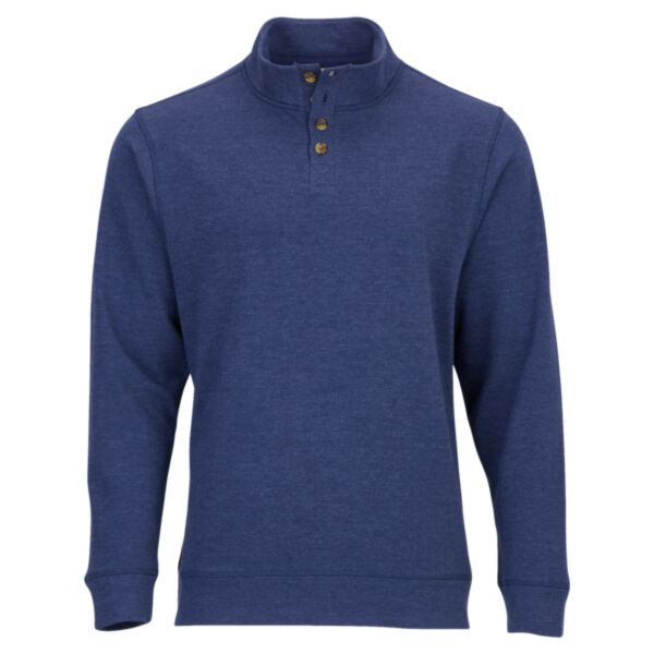 Men's French Terry Button Pullover Thumbnail