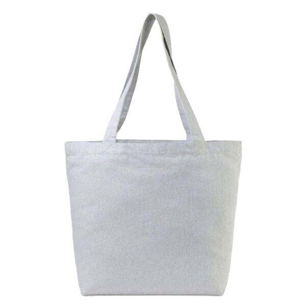 Aware™ Recycled Cotton Shopper Tote Bag With Interior Zip Pocket Thumbnail