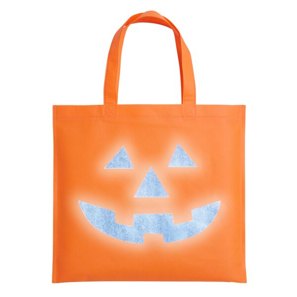 Halloween Pumpkin Reflective Tote Bag Thumbnail