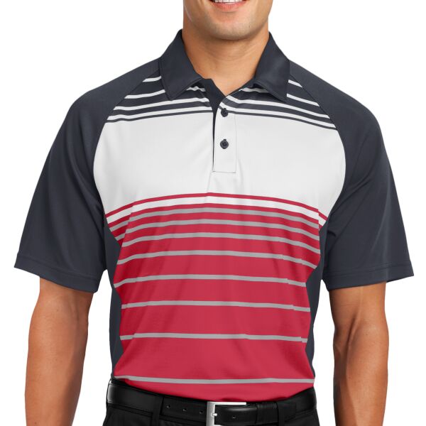 Dry Zone ® Sublimated Stripe Polo Thumbnail