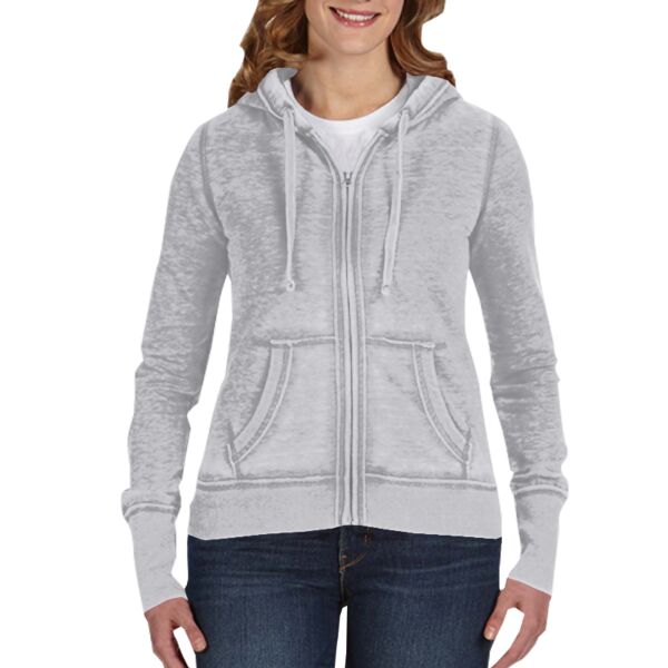 Ladies' Zen Full-Zip Fleece Hooded Sweatshirt Thumbnail