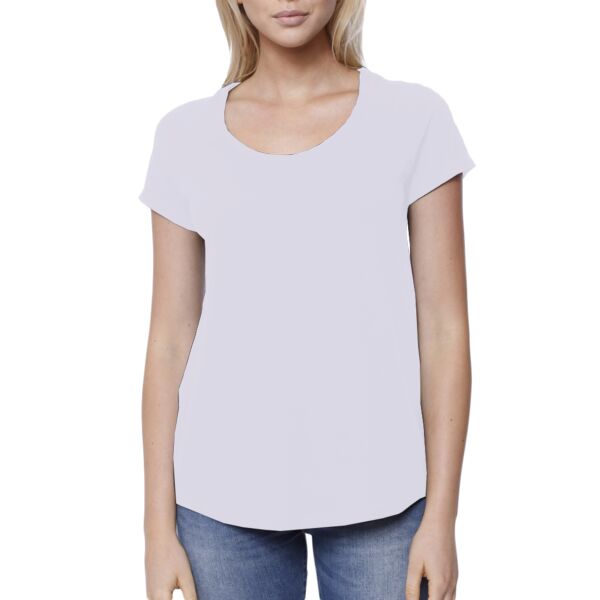 Ladies' CVC Loose Short-Sleeve Raglan Thumbnail