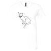Unisex Jersey Short-Sleeve V-Neck T-Shirt Thumbnail