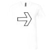 Unisex Jersey Short-Sleeve V-Neck T-Shirt Thumbnail
