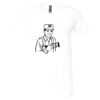 Unisex Jersey Short-Sleeve V-Neck T-Shirt Thumbnail