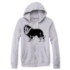 Adult Triblend Full-Zip Fleece Hooded Sweatshirt Thumbnail