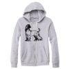 Adult Triblend Full-Zip Fleece Hooded Sweatshirt Thumbnail