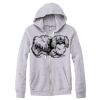 Adult Triblend Full-Zip Fleece Hooded Sweatshirt Thumbnail