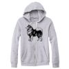 Adult Triblend Full-Zip Fleece Hooded Sweatshirt Thumbnail