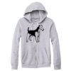 Adult Triblend Full-Zip Fleece Hooded Sweatshirt Thumbnail
