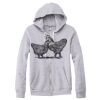 Adult Triblend Full-Zip Fleece Hooded Sweatshirt Thumbnail