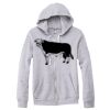 Adult Triblend Full-Zip Fleece Hooded Sweatshirt Thumbnail