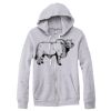 Adult Triblend Full-Zip Fleece Hooded Sweatshirt Thumbnail