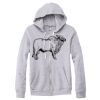 Adult Triblend Full-Zip Fleece Hooded Sweatshirt Thumbnail