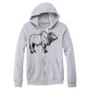 Adult Triblend Full-Zip Fleece Hooded Sweatshirt Thumbnail
