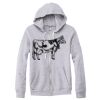Adult Triblend Full-Zip Fleece Hooded Sweatshirt Thumbnail