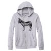 Adult Triblend Full-Zip Fleece Hooded Sweatshirt Thumbnail