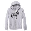 Adult Triblend Full-Zip Fleece Hooded Sweatshirt Thumbnail