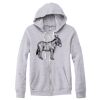Adult Triblend Full-Zip Fleece Hooded Sweatshirt Thumbnail
