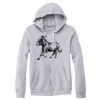 Adult Triblend Full-Zip Fleece Hooded Sweatshirt Thumbnail
