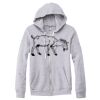 Adult Triblend Full-Zip Fleece Hooded Sweatshirt Thumbnail