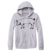 Adult Triblend Full-Zip Fleece Hooded Sweatshirt Thumbnail