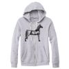 Adult Triblend Full-Zip Fleece Hooded Sweatshirt Thumbnail