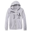 Adult Triblend Full-Zip Fleece Hooded Sweatshirt Thumbnail