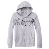 Adult Triblend Full-Zip Fleece Hooded Sweatshirt Thumbnail