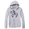 Adult Triblend Full-Zip Fleece Hooded Sweatshirt Thumbnail