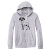 Adult Triblend Full-Zip Fleece Hooded Sweatshirt Thumbnail