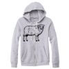 Adult Triblend Full-Zip Fleece Hooded Sweatshirt Thumbnail