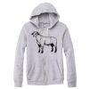 Adult Triblend Full-Zip Fleece Hooded Sweatshirt Thumbnail