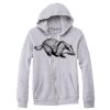 Adult Triblend Full-Zip Fleece Hooded Sweatshirt Thumbnail