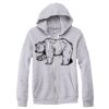 Adult Triblend Full-Zip Fleece Hooded Sweatshirt Thumbnail