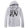 Adult Triblend Full-Zip Fleece Hooded Sweatshirt Thumbnail