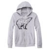 Adult Triblend Full-Zip Fleece Hooded Sweatshirt Thumbnail