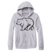 Adult Triblend Full-Zip Fleece Hooded Sweatshirt Thumbnail