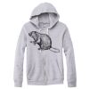 Adult Triblend Full-Zip Fleece Hooded Sweatshirt Thumbnail