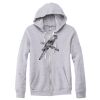 Adult Triblend Full-Zip Fleece Hooded Sweatshirt Thumbnail