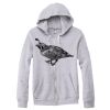 Adult Triblend Full-Zip Fleece Hooded Sweatshirt Thumbnail