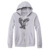 Adult Triblend Full-Zip Fleece Hooded Sweatshirt Thumbnail