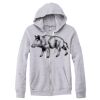 Adult Triblend Full-Zip Fleece Hooded Sweatshirt Thumbnail