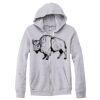 Adult Triblend Full-Zip Fleece Hooded Sweatshirt Thumbnail
