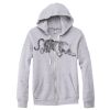 Adult Triblend Full-Zip Fleece Hooded Sweatshirt Thumbnail