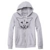 Adult Triblend Full-Zip Fleece Hooded Sweatshirt Thumbnail