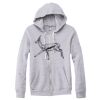 Adult Triblend Full-Zip Fleece Hooded Sweatshirt Thumbnail